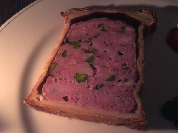 pate en croute at holborn dining room rosewood hotel london