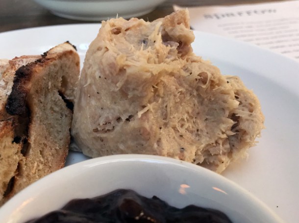 pork rilettes at sparrow