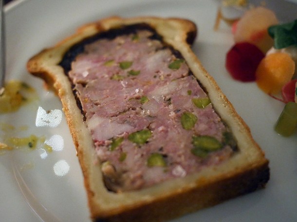 rabbit and bacon en croute at holborn dining room