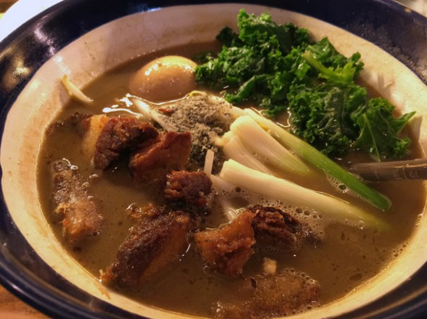 anchovy tonkotsu ramen at bone daddies old street