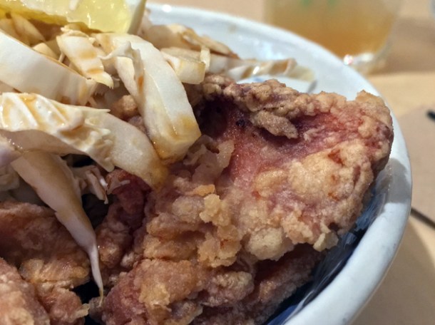 chicken karaage at okan ramen brixton