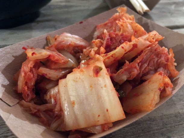 kimchee at tatami ramen