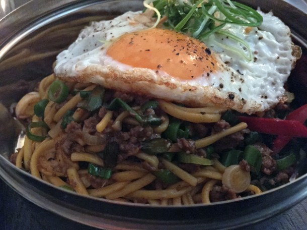 lamb noodles at madame d