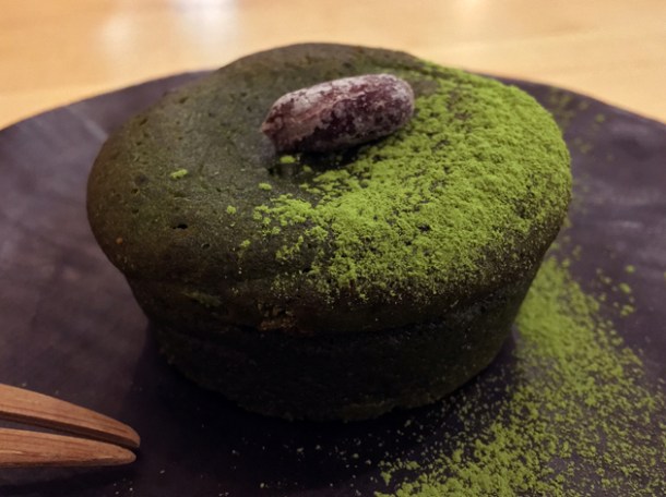 matcha fondant at machi-ya