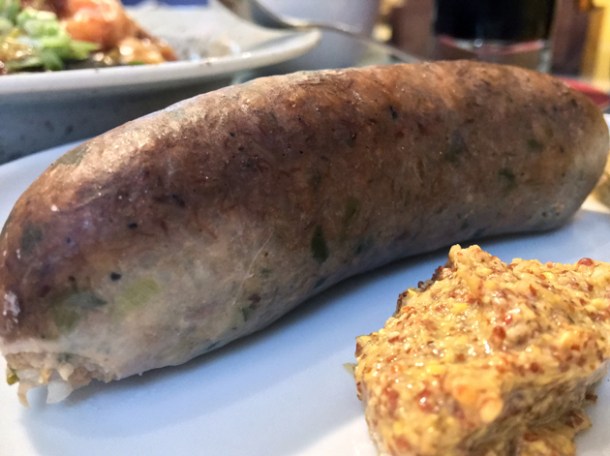 smoked boudin sausage at plaquemine lock