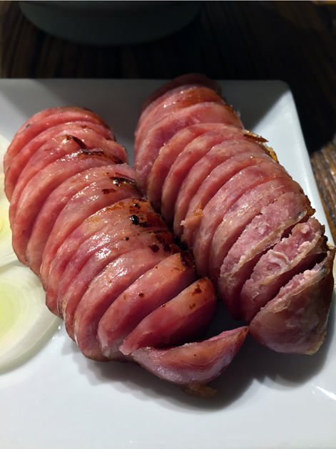 chinese sausage at old tree daiwan bee
