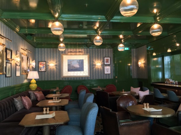 rear dining room at the wigmore