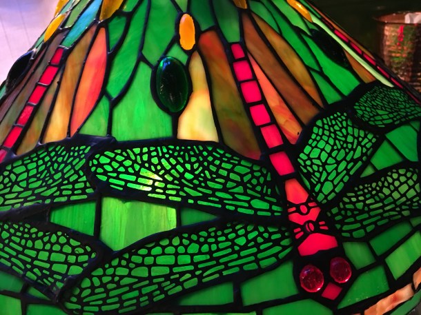 tiffany-style lamp at the wigmore