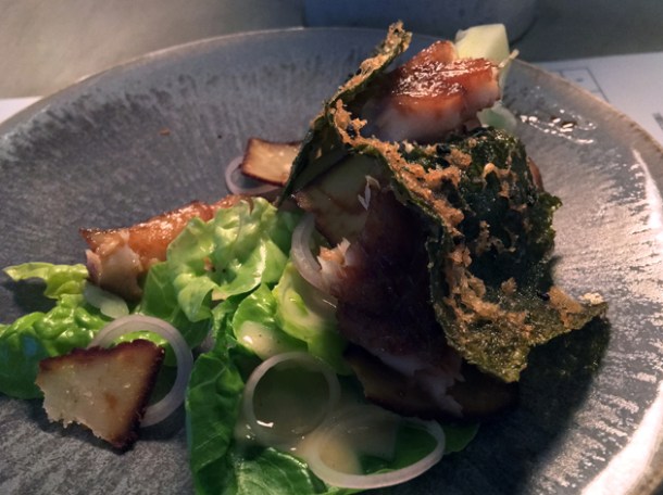 japanese caesar salad at magpie