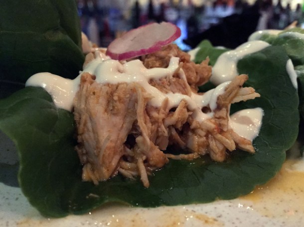 chicken tacos at el muro