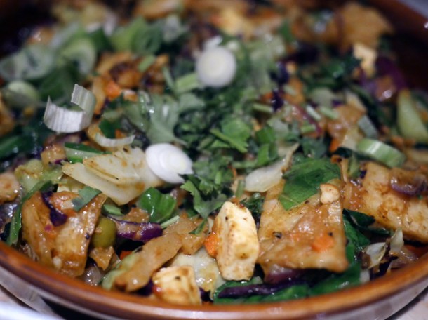 vegetable kothu roti at Hoppers st christopher's place