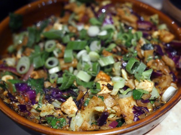 vegetable kothu roti at Hoppers st christopher's place