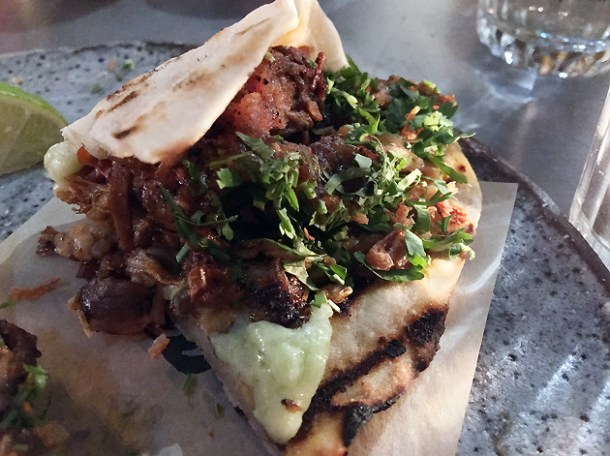 lamb arabe barbecoa tacos at breddos tacos soho
