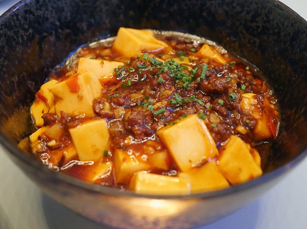 mapo tofu with wagyu beef at duddell's london