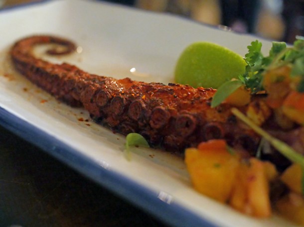 octopus tentacle at santo remedio london bridge