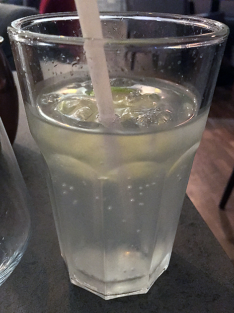 salted lime soda at kashmir putney london restaurant