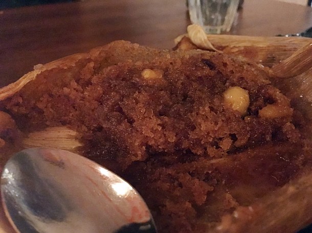 sweet toffee tamale special at santo remedio