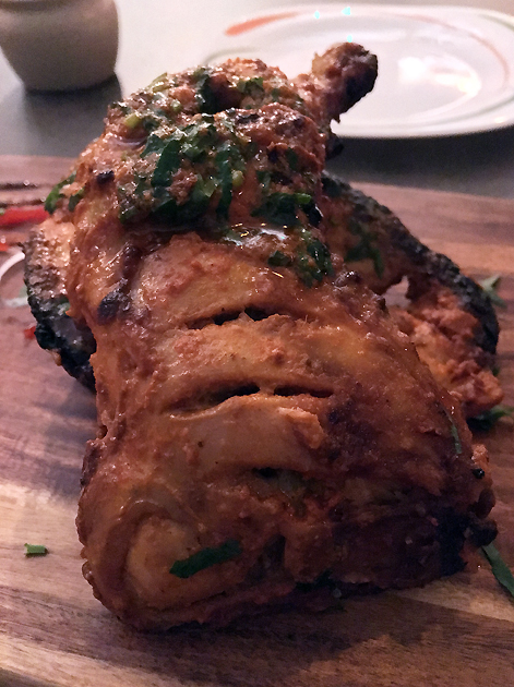 tandoori chicken at kashmir putney