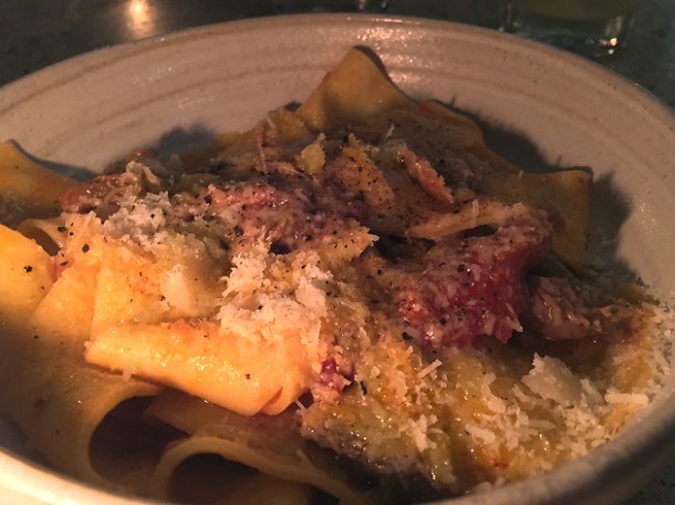 duck pappardelle at little duck picklery