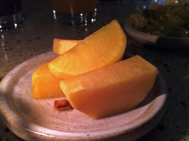 pickled daikon at little duck picklery