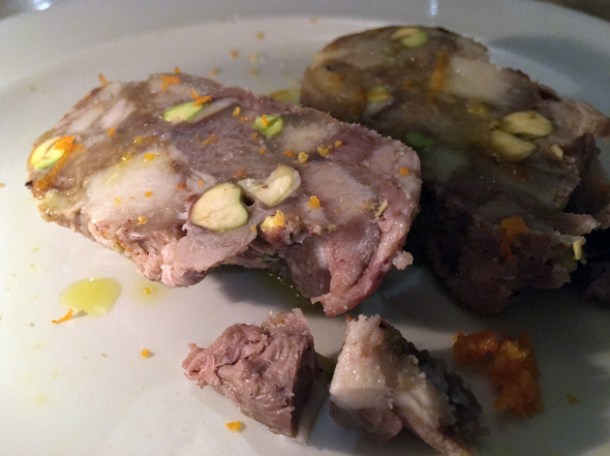 pistachio orange brawn at little duck picklery