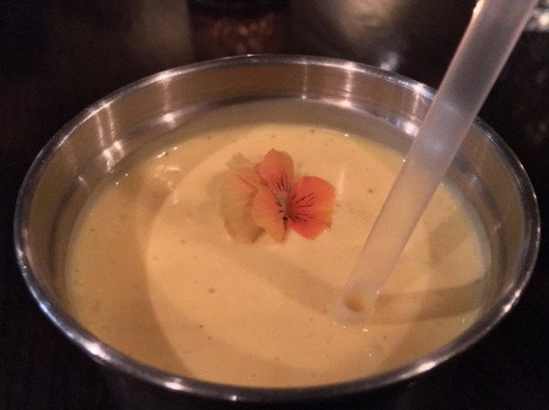 mango lassi at gymkhana
