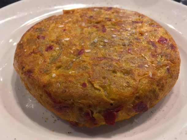 salt cod tortilla at sabor