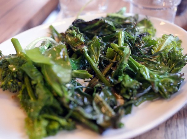 cheese and leeks at brat shoreditch