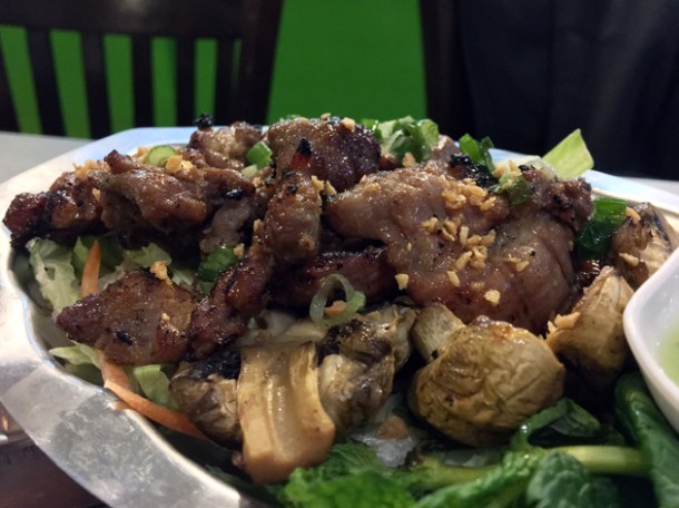 grilled duck at mrs le's