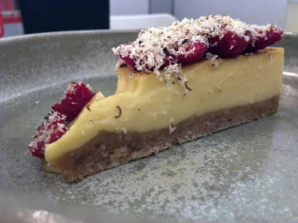 toasted oat custard tart at 1251 islington
