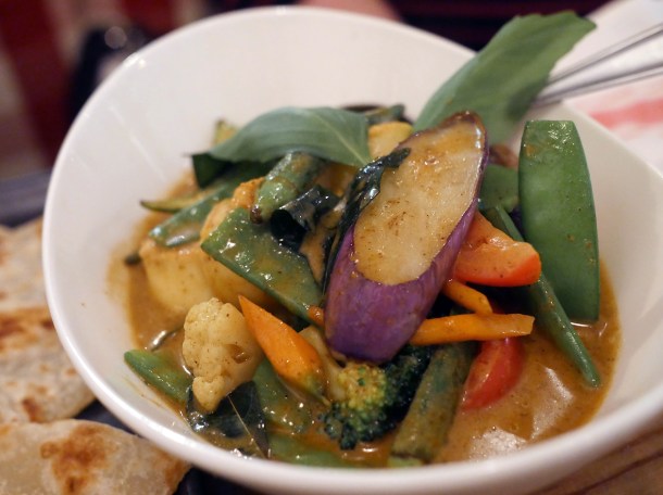 vegetarian curry at red farm covent garden