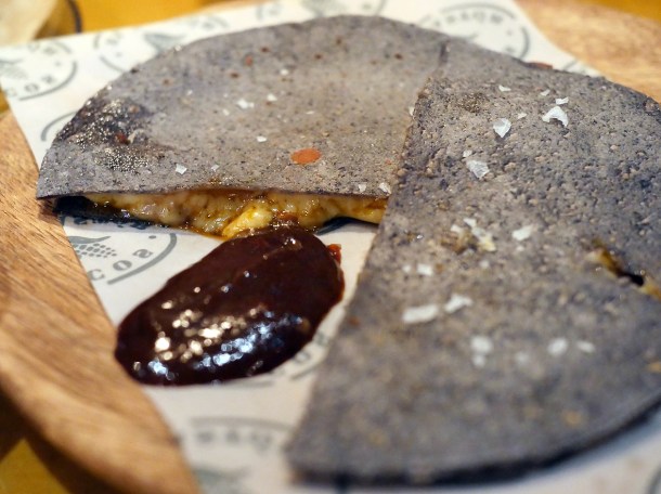 butternut squash quesadilla at casa pastor