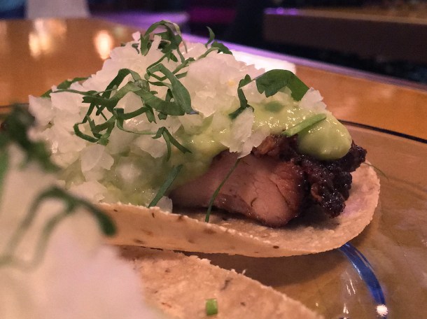 chicken tacos at casa pastor