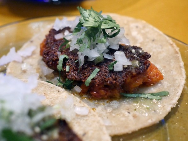 choripapa tacos at casa pastor