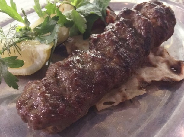 goat kebab at berenjak