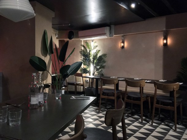 basement downstairs at burger and beyond