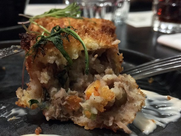 lamb croquette at burger and beyond