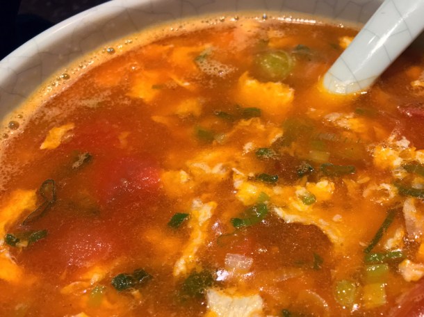 egg and tomato noodle sauce at Murger Hanhan