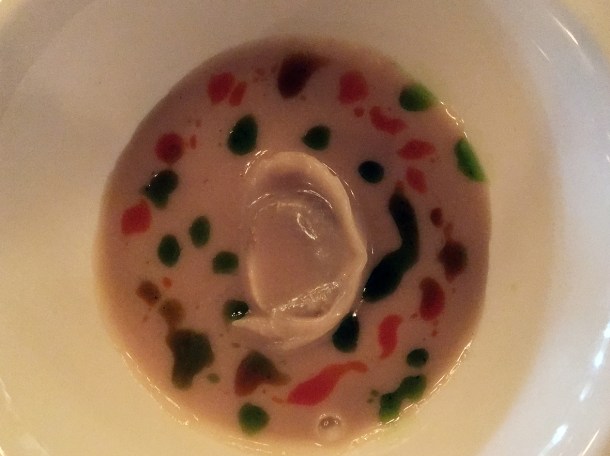aubergine manti amuse bouche at yeni