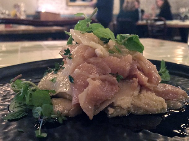 olive oil braised celeriac at yeni