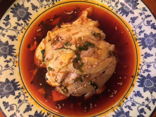 chicken in ginger sauce at master wei