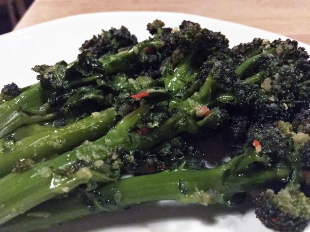 purple sprouting tenderstem broccoli at orasay notting hill