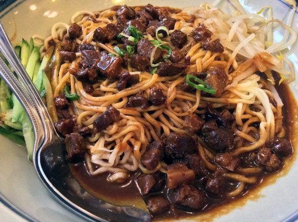 wei's hand-pulled noodles with minced pork at master wei