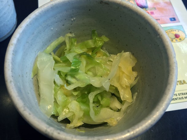illustrative photo of the pickled cabbage at Bao Borough