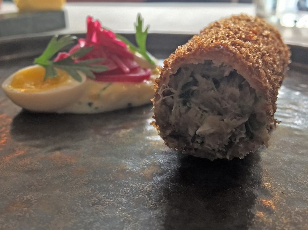 illustrative photo of the pork croquette at Myrtle