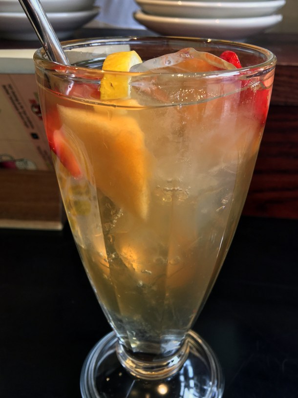 illustrative photo of the sour plum tea at Bao Borough