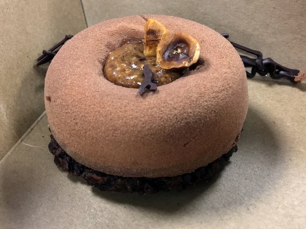 illustrative photo of the chocolate entremet from Nina Meteyer at Mercato Metropolitano Southwark