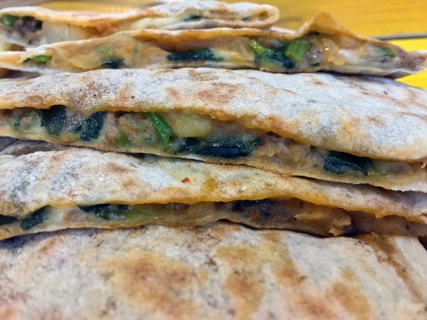 illustrative photo of the gozleme from Turkish Garden at Mercato Metropolitano
