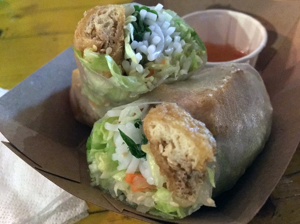 illustrative photo of the summer rolls at Mercato Metropolitano