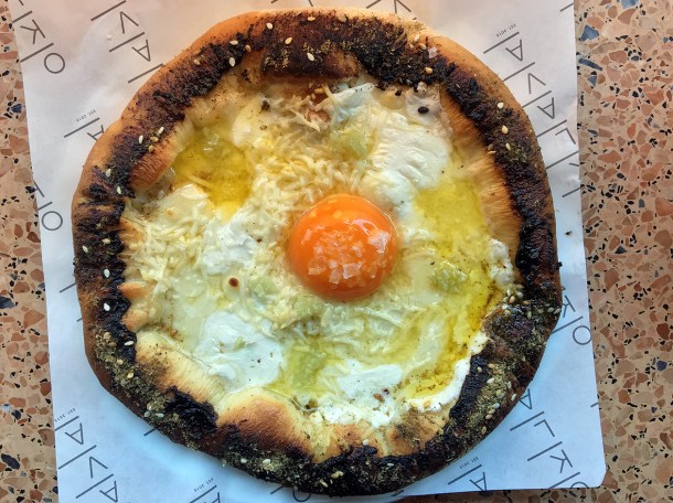 illustrative photo of the Black Sea pide from Oklava at Arcade Food Theatre Centre Point